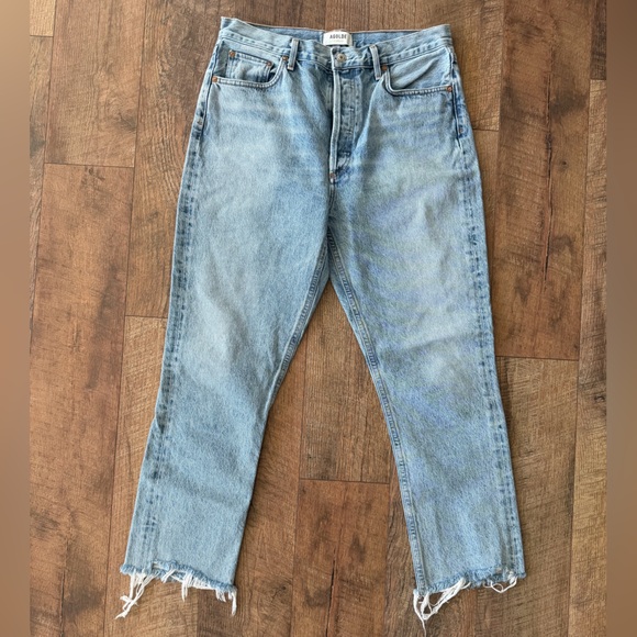 Agolde Riley High Rise Cropped Jeans - Picture 7 of 7